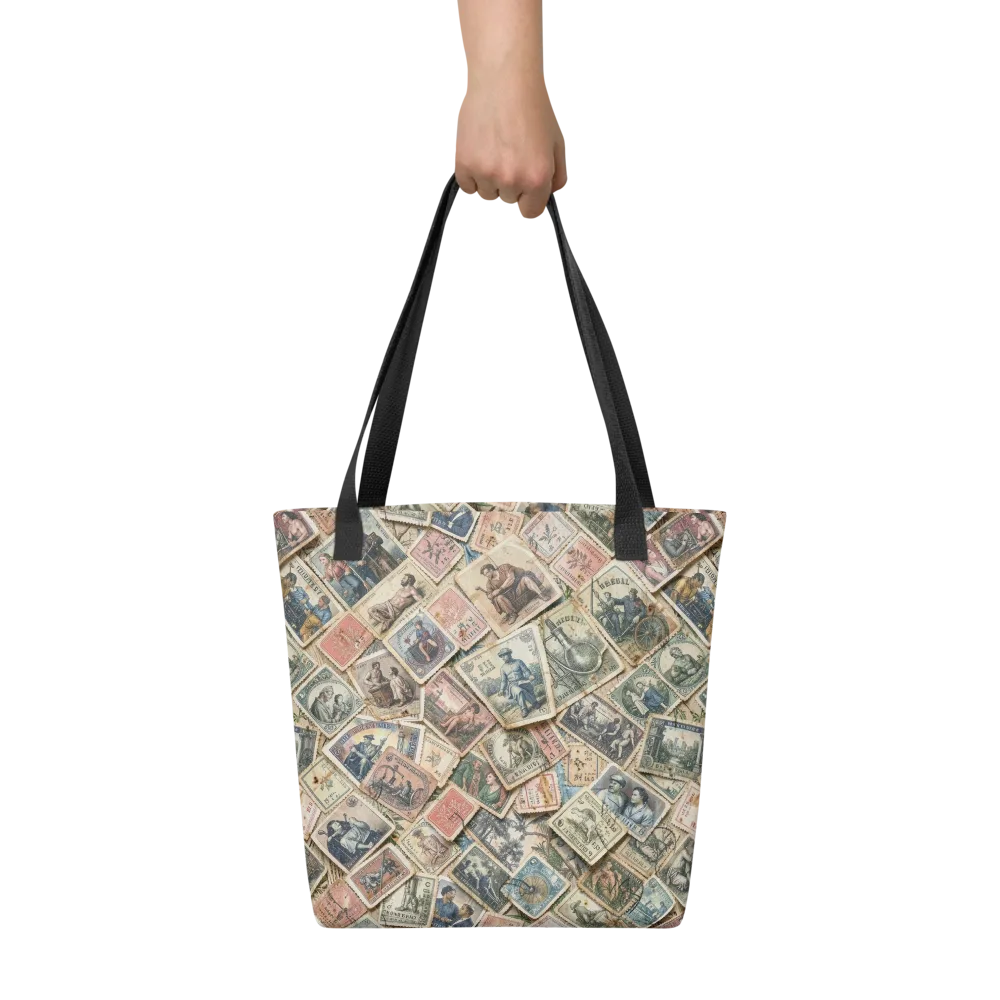Postmark Pastime on Tote Bag — Front