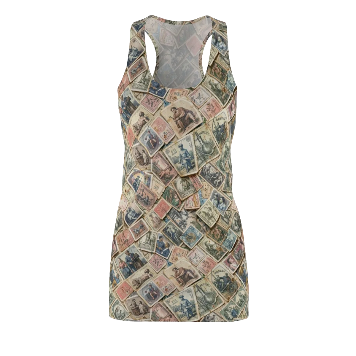 Postmark Pastime on Racerback Dress — Front