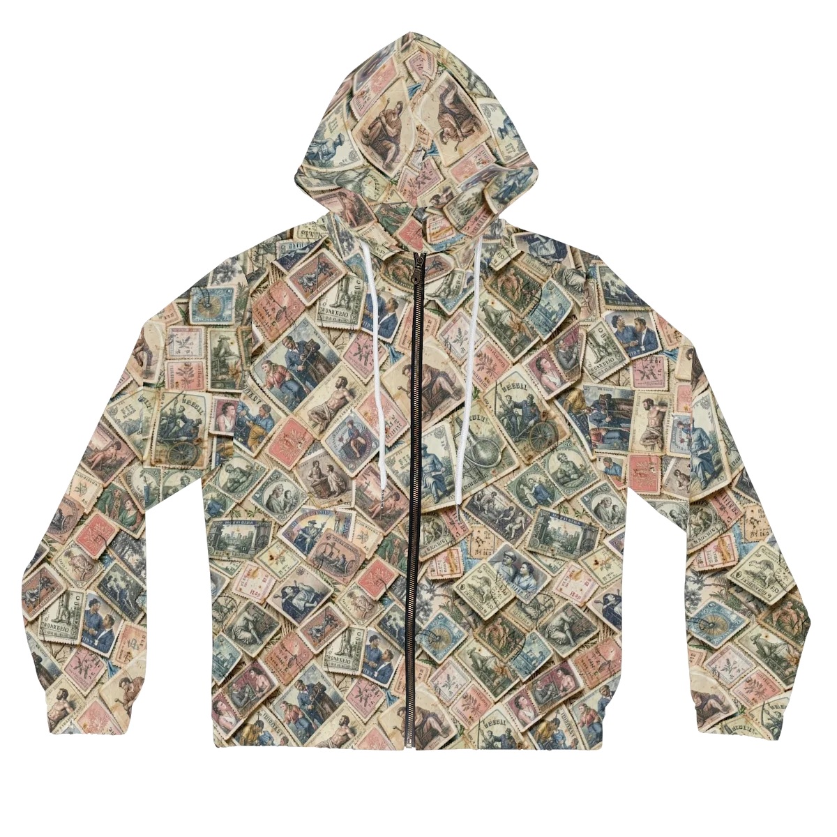 Postmark Pastime on Women's Full-Zip Hoodie — Front