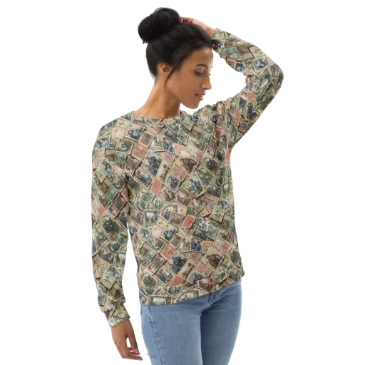 Postmark Pastime on a Sweatshirt