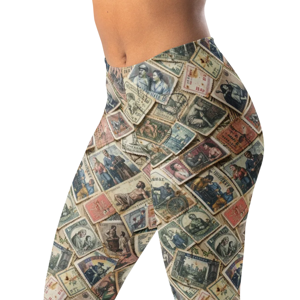 Postmark Pastime on Leggings — Left Front