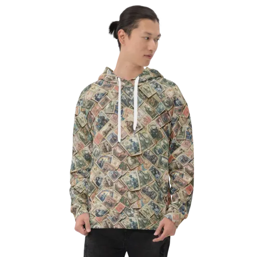 Postmark Pastime on a Hoodie