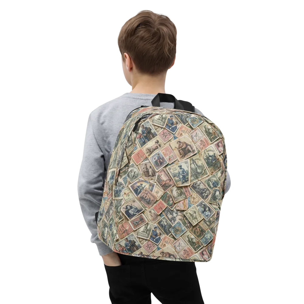 Postmark Pastime on Minimalist Backpack — Zoomed-in