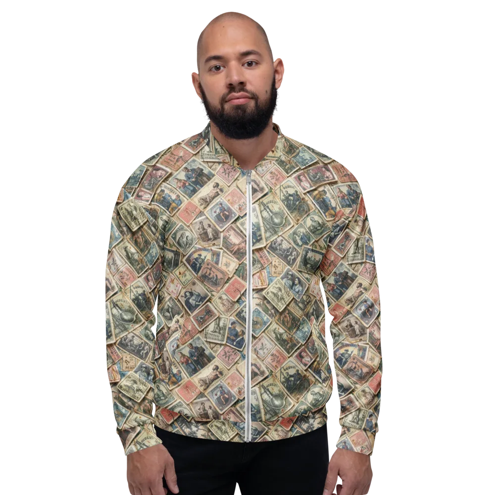Postmark Pastime on Bomber Jacket — Front