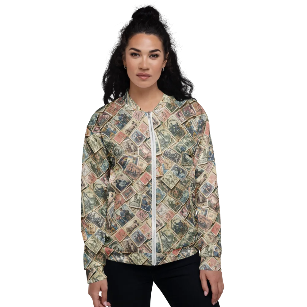 Postmark Pastime on Bomber Jacket — Front