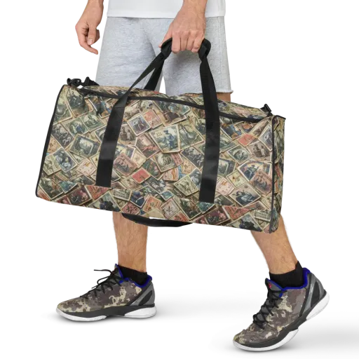 Postmark Pastime on a Duffle Bag