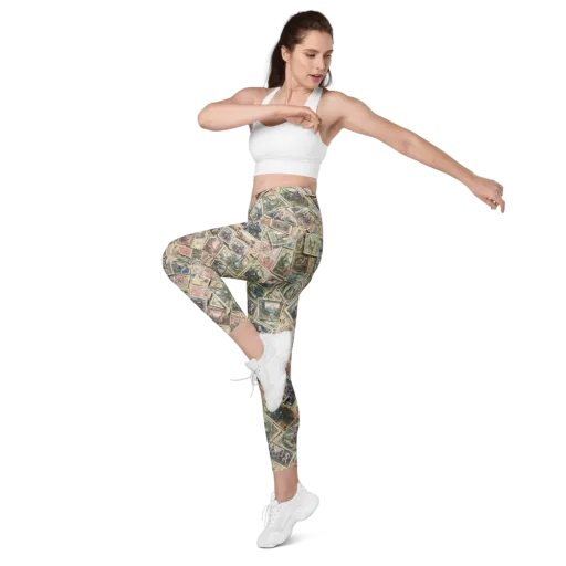 Postmark Pastime on a Leggings with Pockets