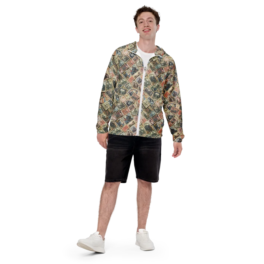 Postmark Pastime on Men's Windbreaker — Front