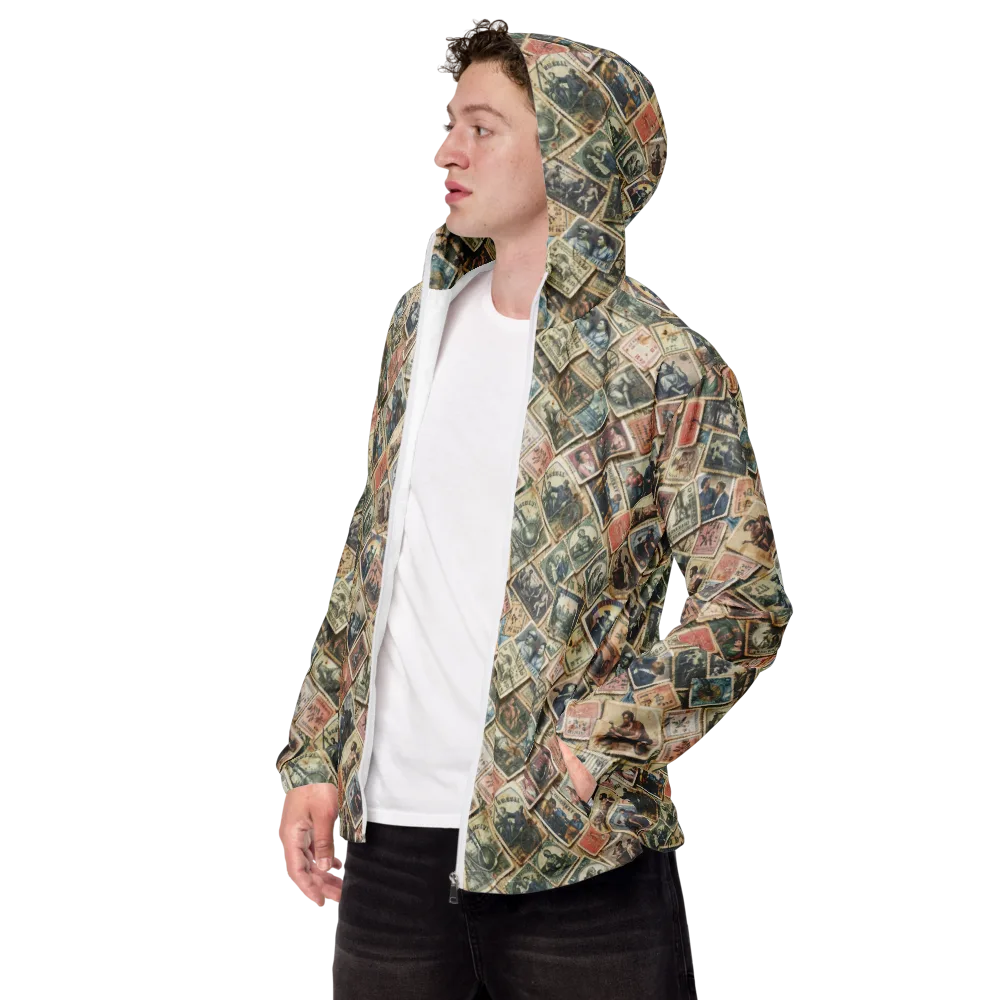 Postmark Pastime on Men's Windbreaker — Left Front