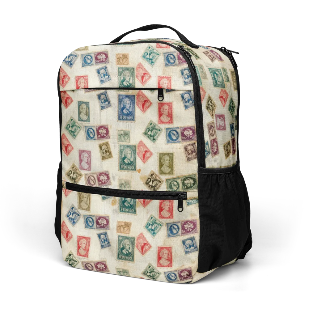 Mercantile Mosaic on Utility Backpack — Left Front