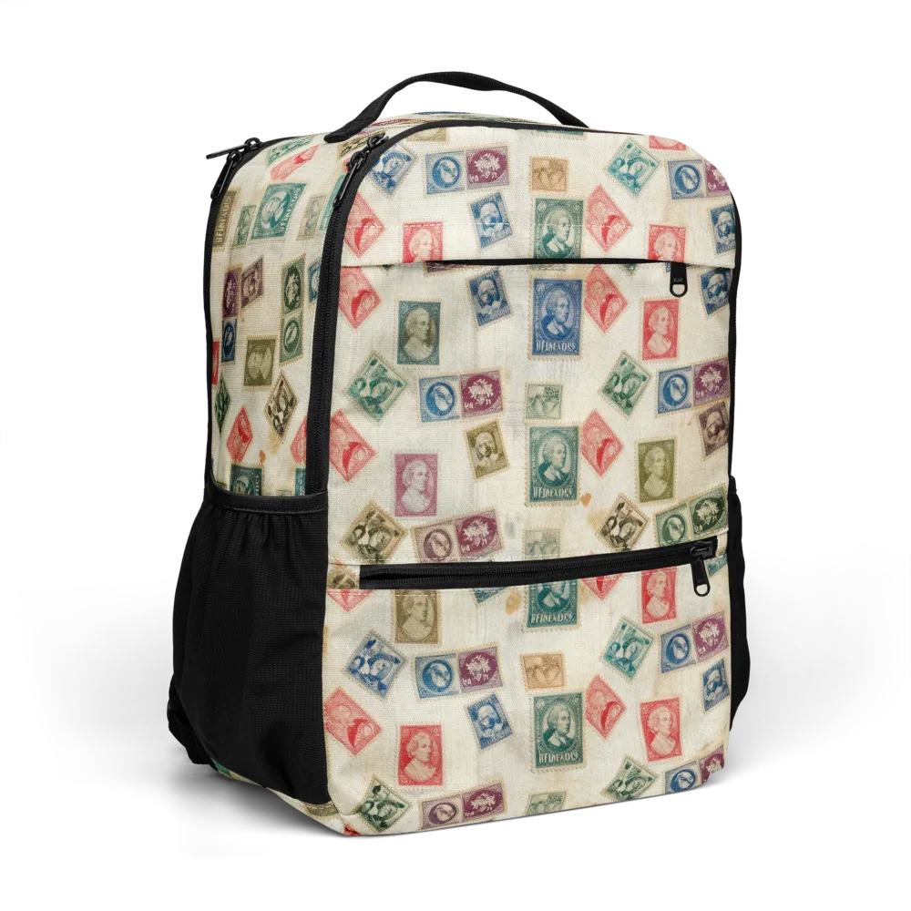 Mercantile Mosaic on Utility Backpack — Right Front