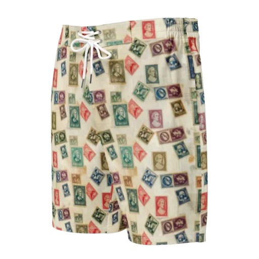 Mercantile Mosaic on a Men's Board Shorts