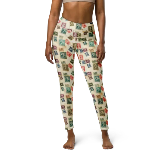 Mercantile Mosaic on a Yoga Leggings