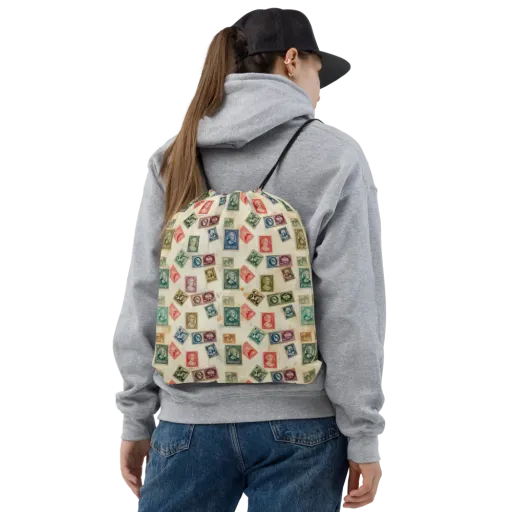 Mercantile Mosaic on a Drawstring Bag