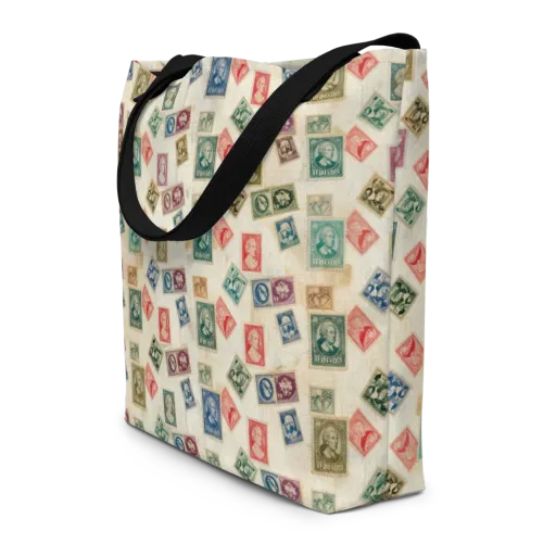 Mercantile Mosaic on a Large Tote Bag W/ Pocket