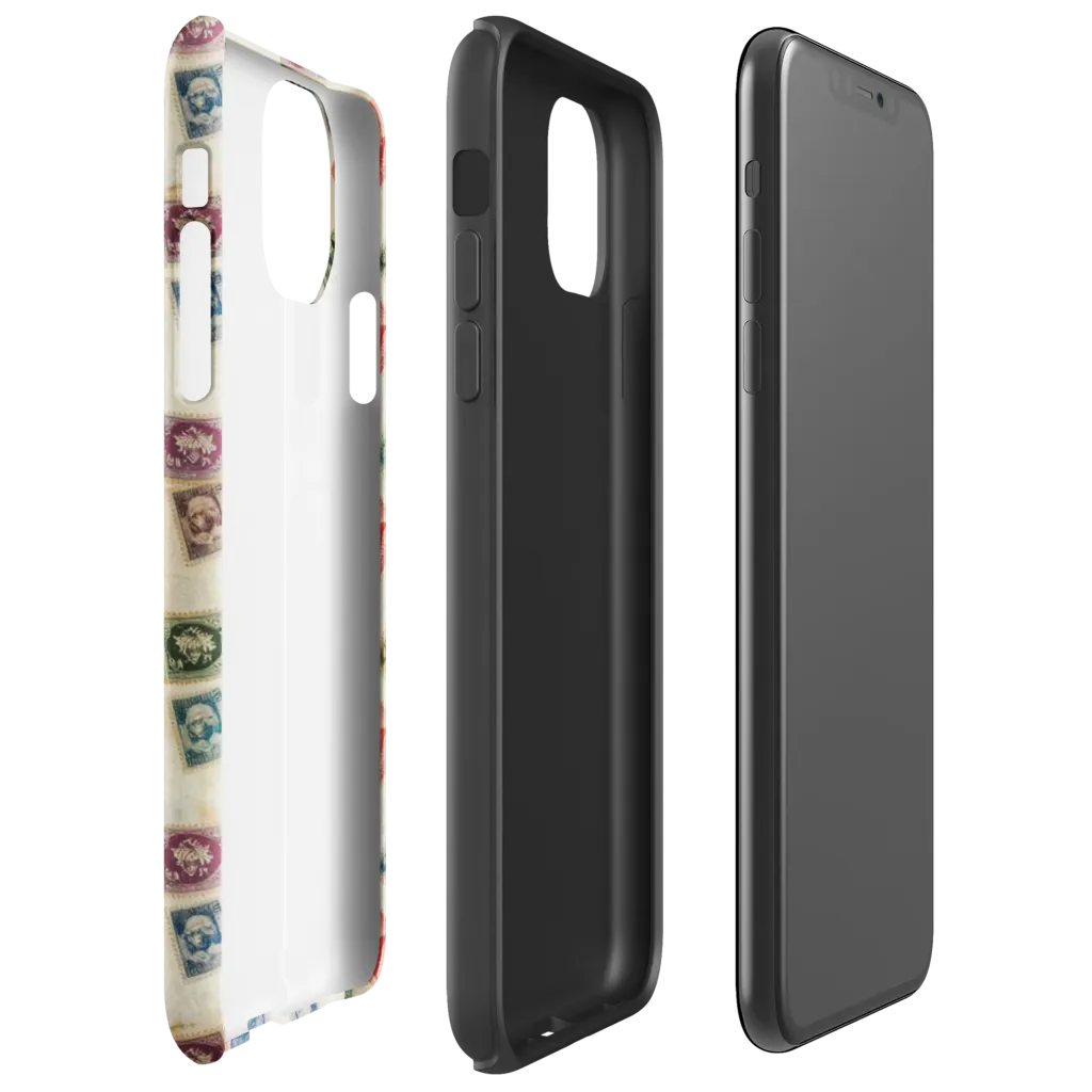 Mercantile Mosaic on Tough Case for iPhone® — Right