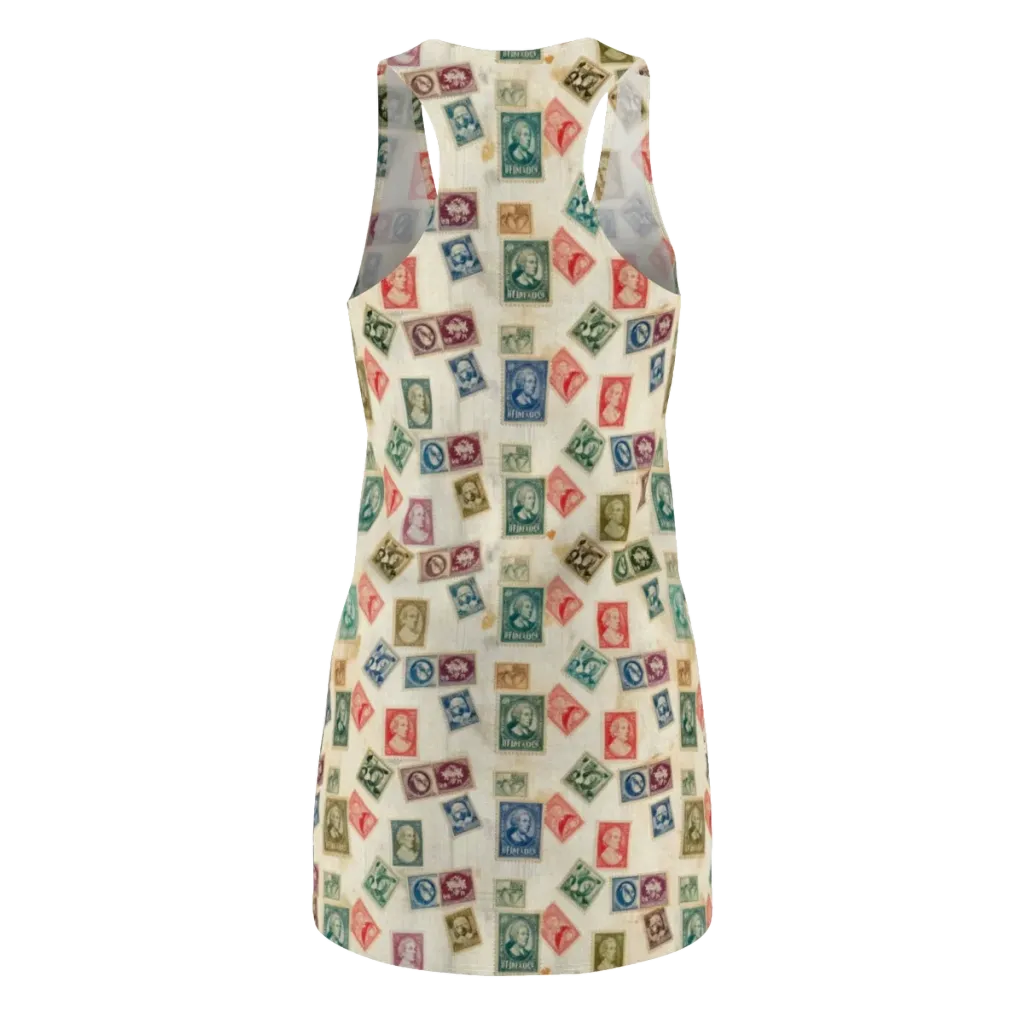 Mercantile Mosaic on Racerback Dress — Back