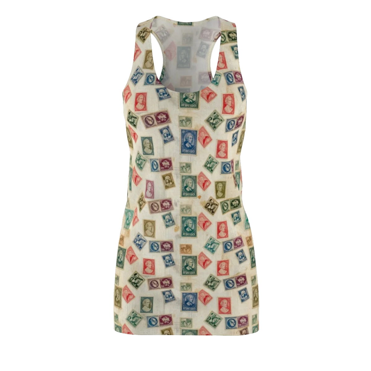 Mercantile Mosaic on Racerback Dress — Front