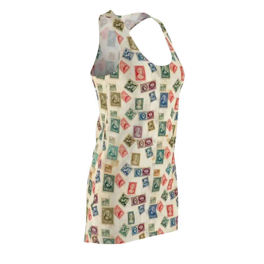 Mercantile Mosaic on Racerback Dress — Front Side