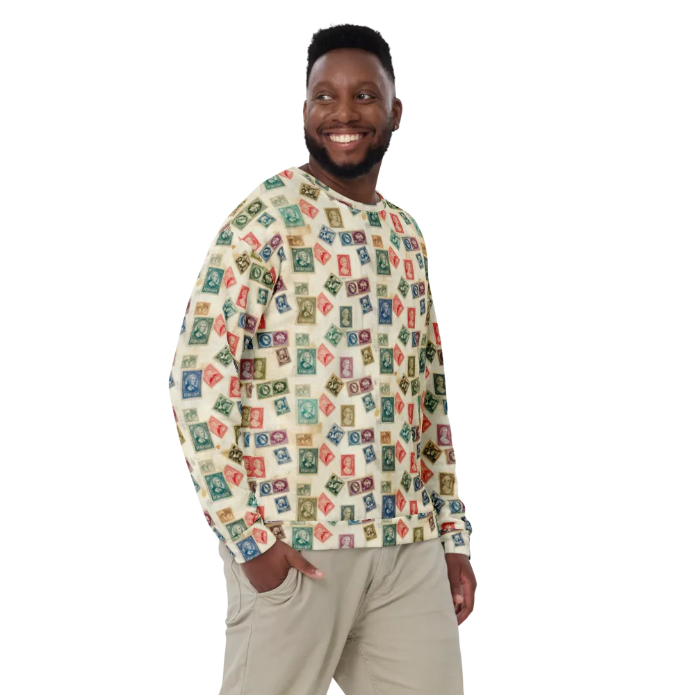 Mercantile Mosaic on Sweatshirt — Front