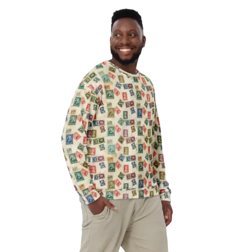 Mercantile Mosaic on a Sweatshirt