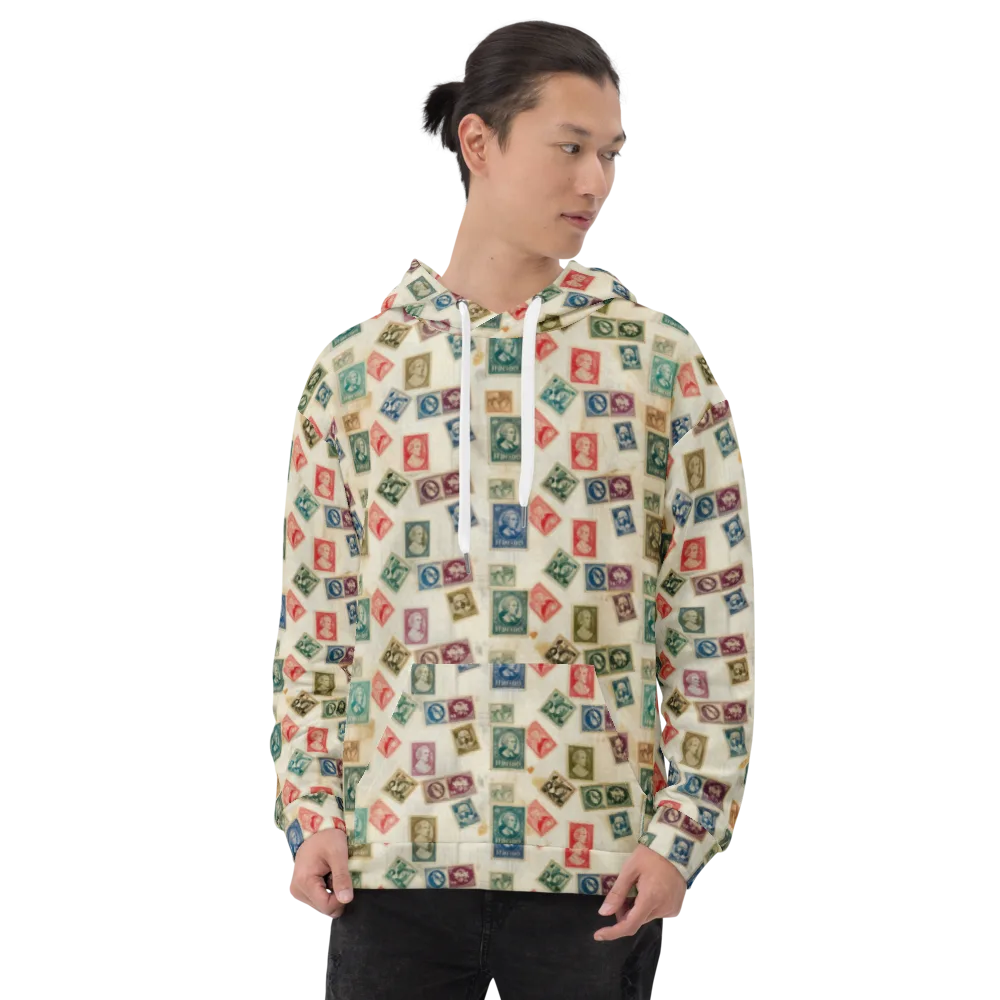 Mercantile Mosaic on Hoodie — Front