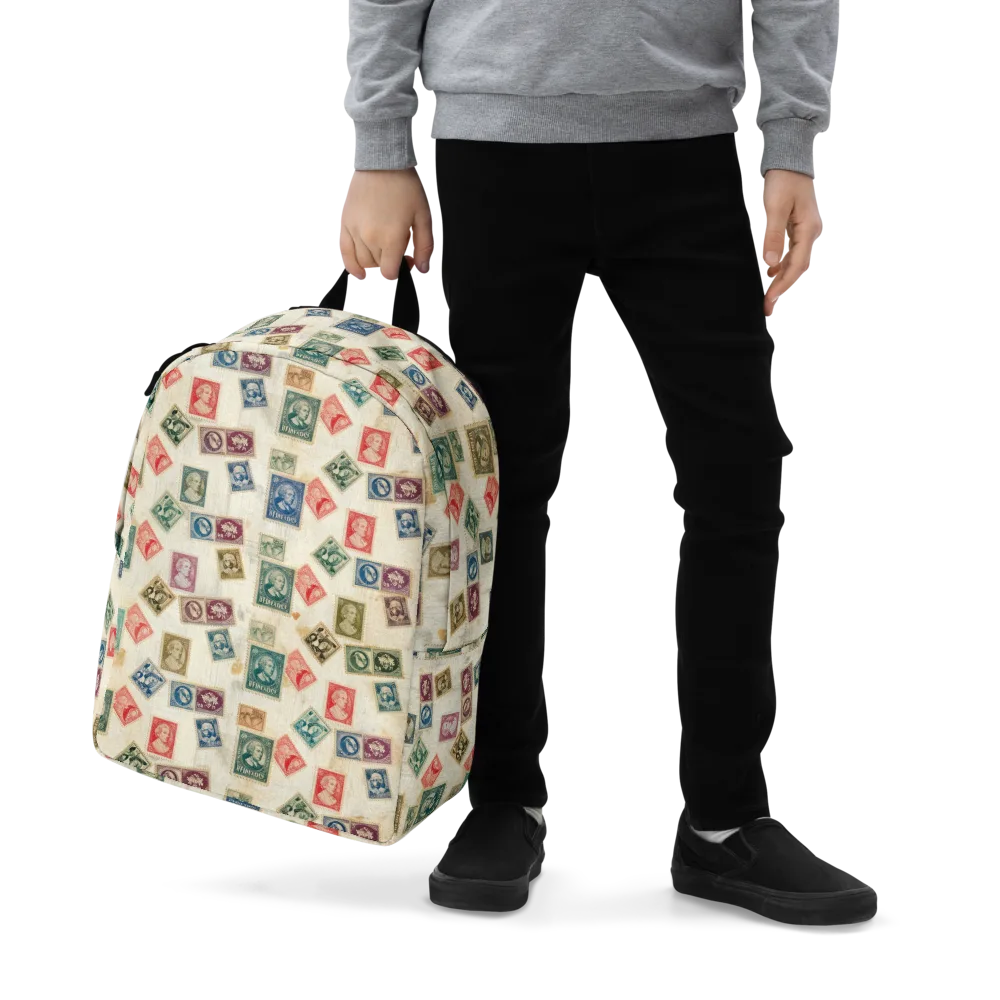 Mercantile Mosaic on Minimalist Backpack — Zoomed-in