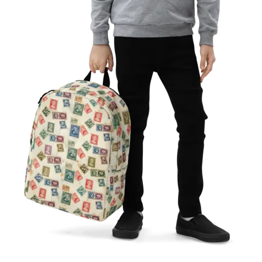 Mercantile Mosaic on a Minimalist Backpack