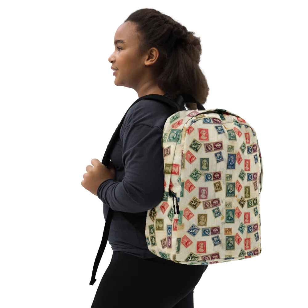 Mercantile Mosaic on Minimalist Backpack — Right Front
