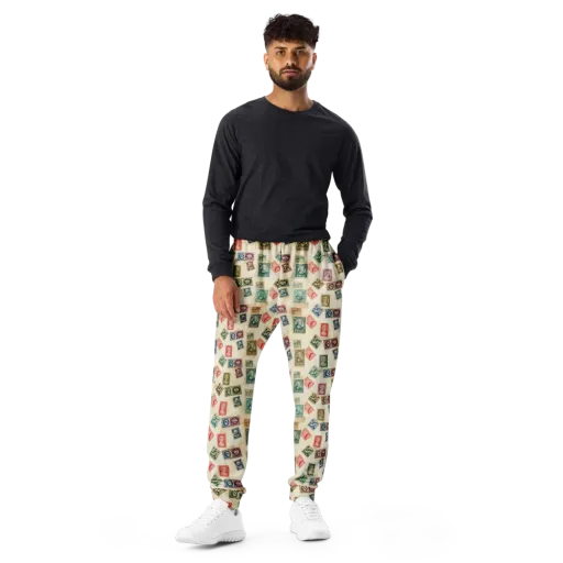 Mercantile Mosaic on a Men's Joggers