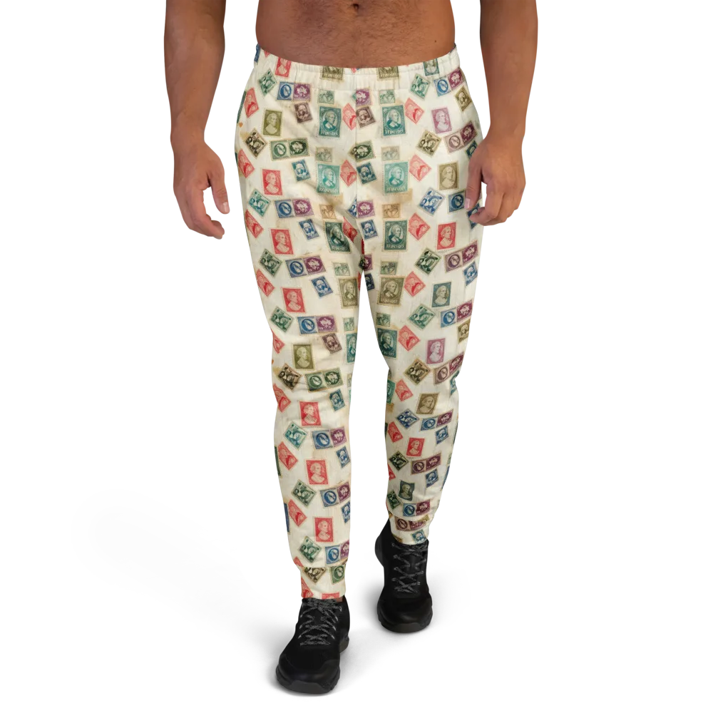 Mercantile Mosaic on Men's Joggers — Front