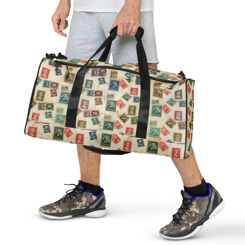 Mercantile Mosaic on Duffle Bag — Front