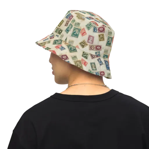 Mercantile Mosaic on a Reversible Bucket Hat