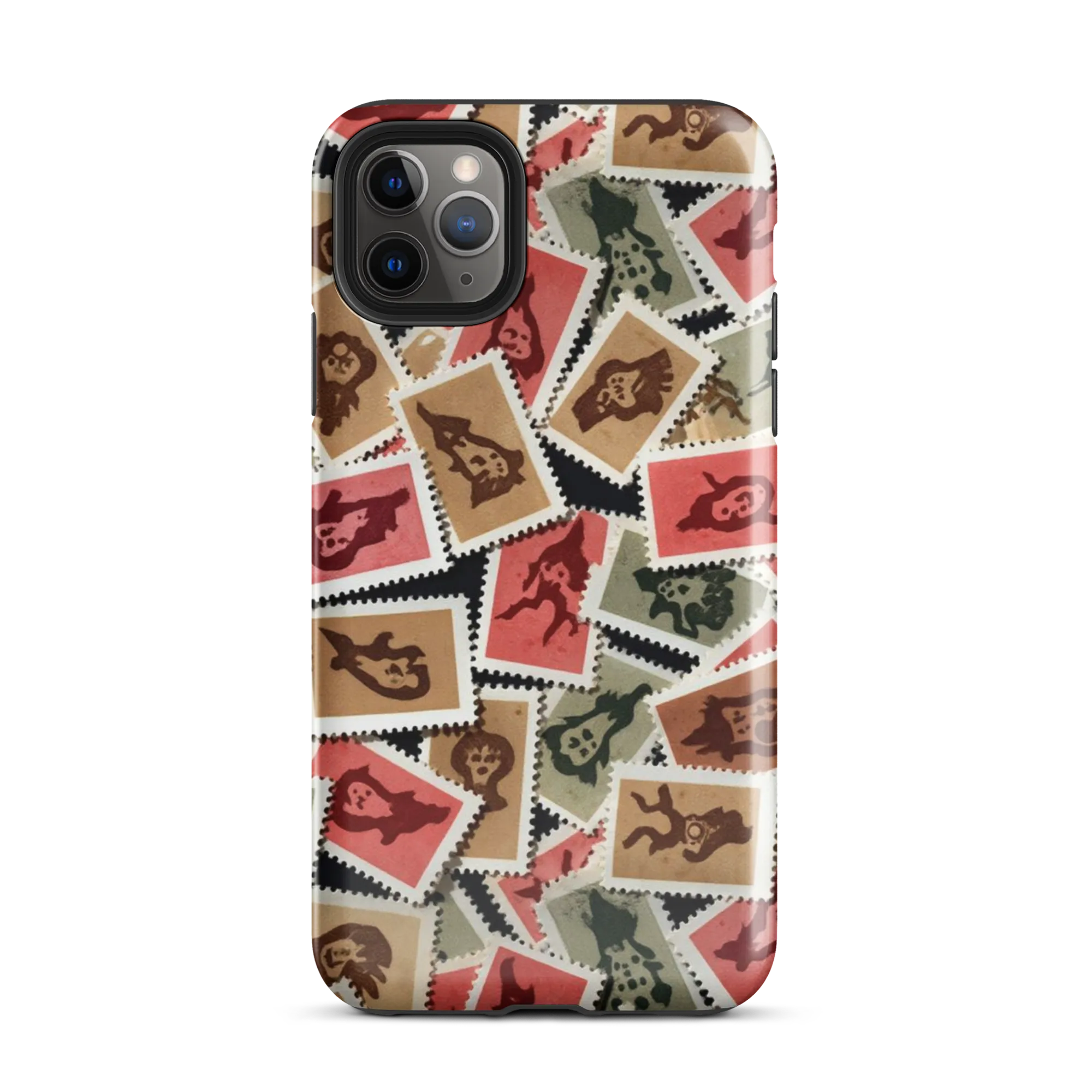 Postmarked Mischief on Tough Case for iPhone® — Front