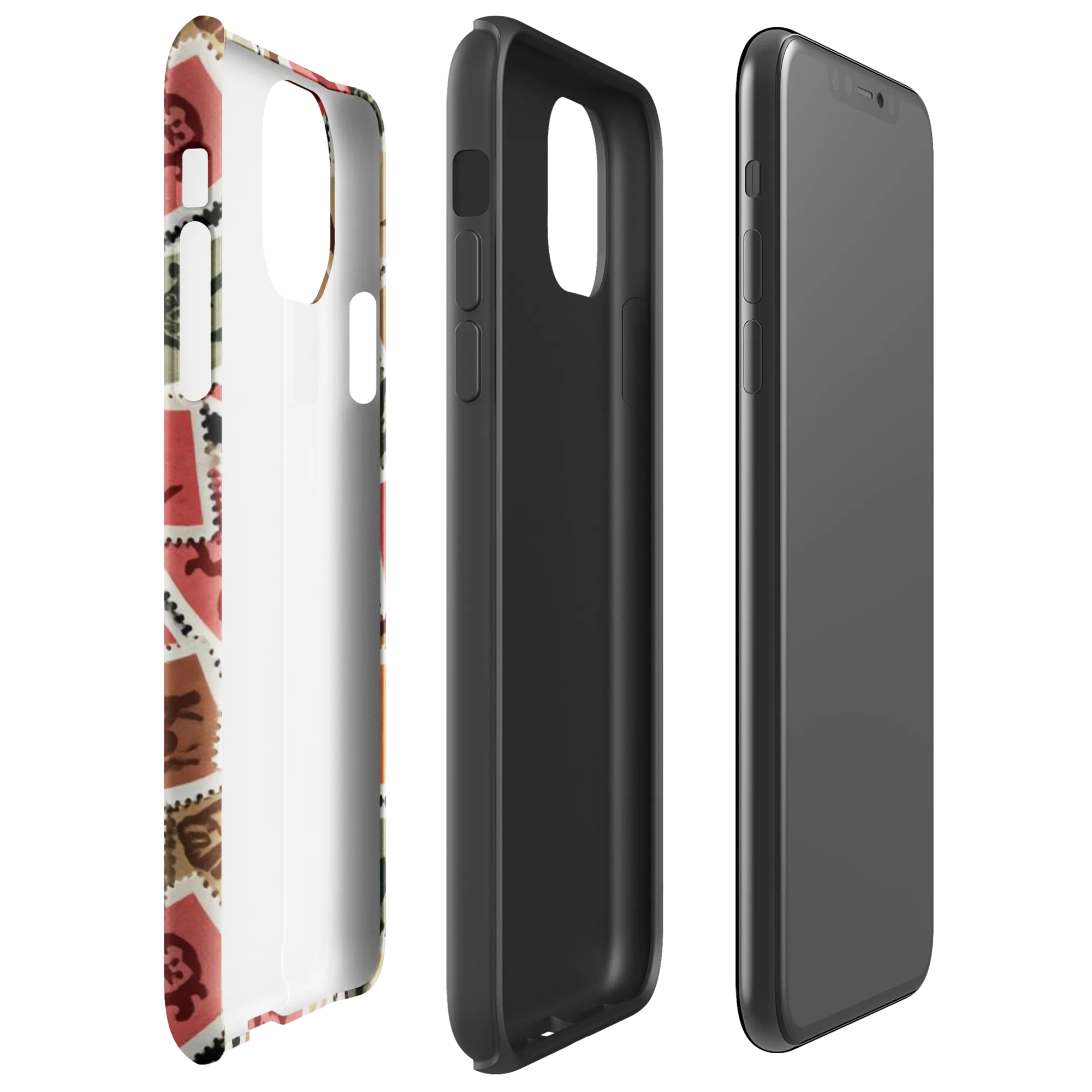 Postmarked Mischief on Tough Case for iPhone® — Right