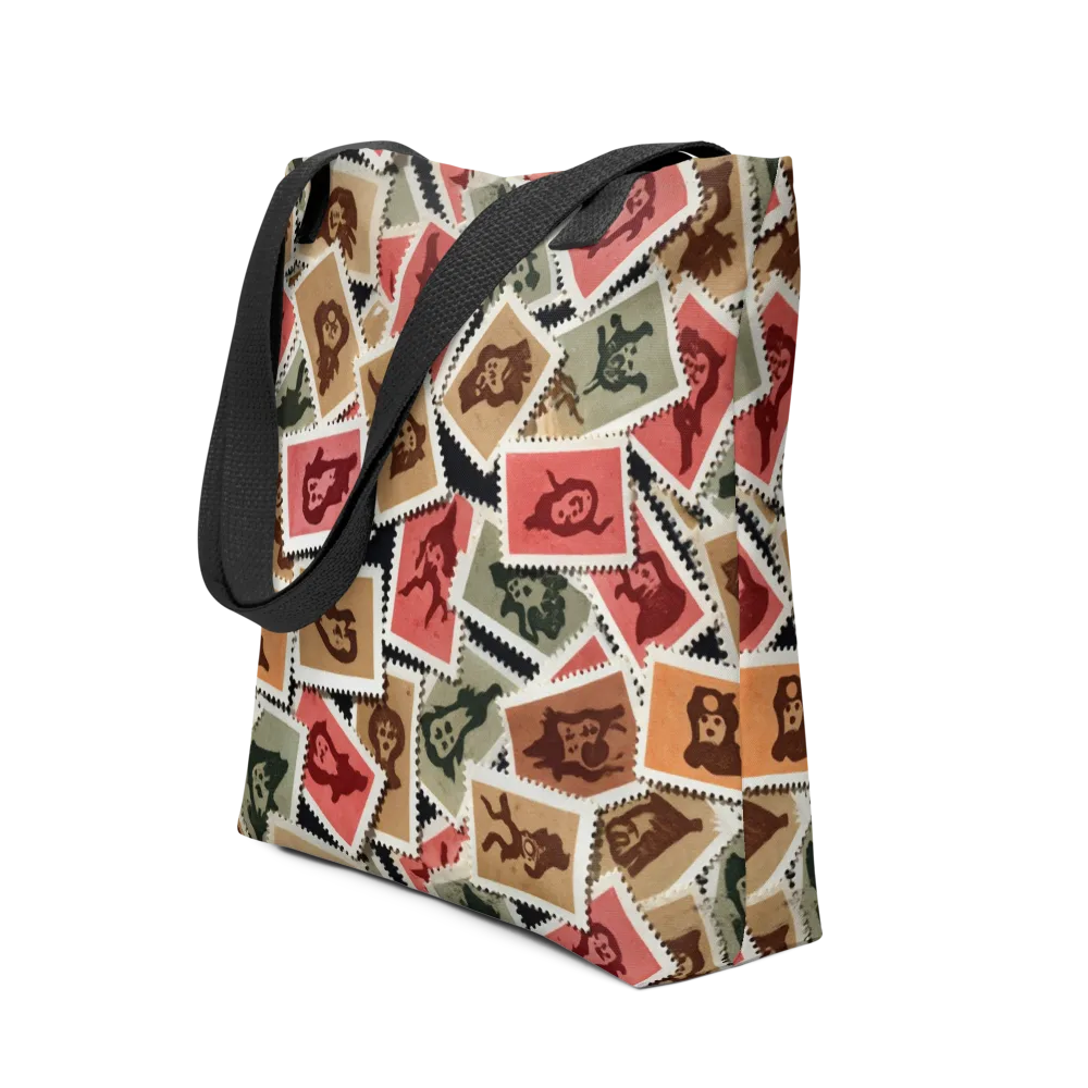 Postmarked Mischief on Tote Bag — Front