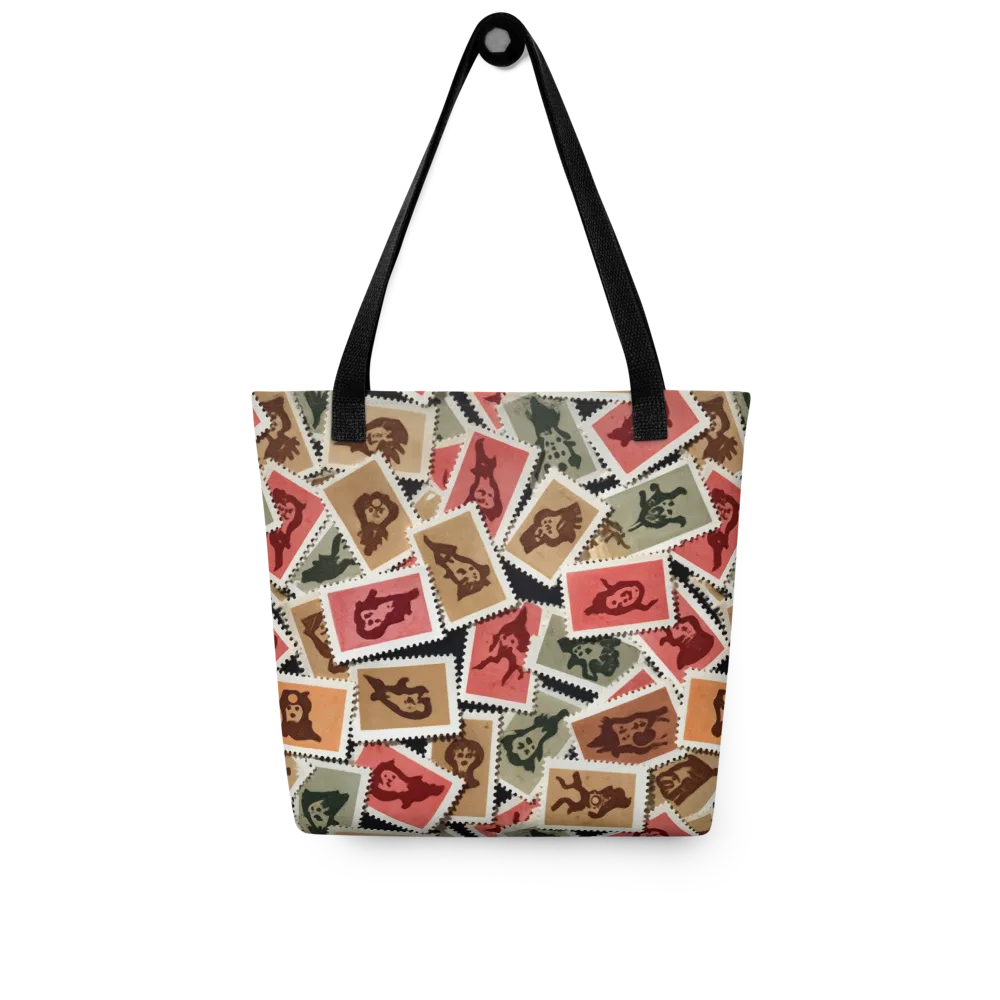 Postmarked Mischief on Tote Bag — Front
