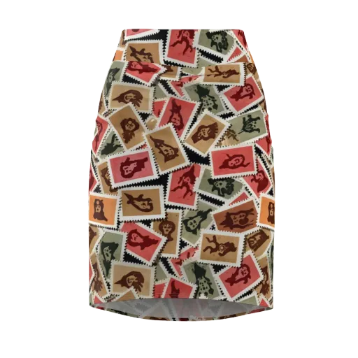 Postmarked Mischief on a Pencil Skirt