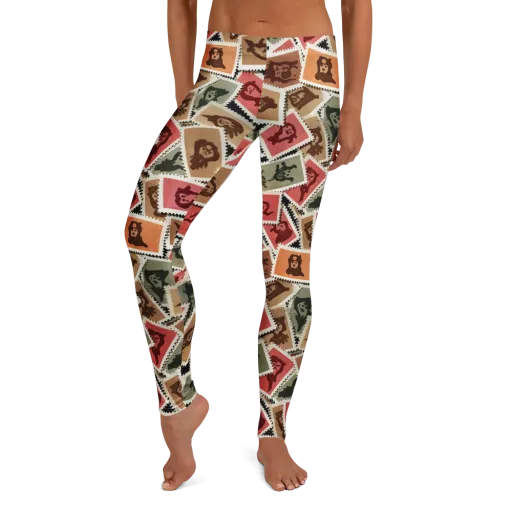 Postmarked Mischief on a Leggings
