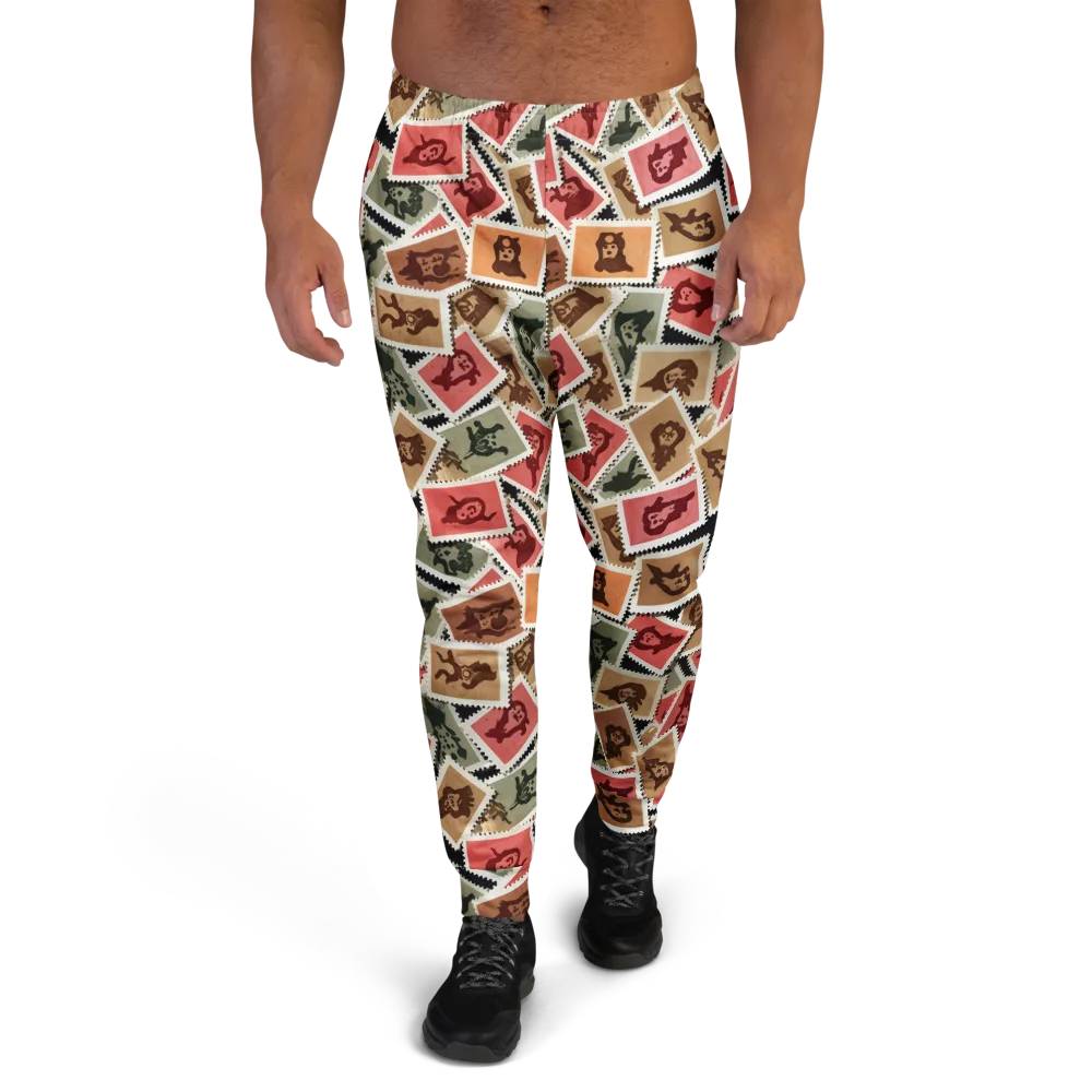 Postmarked Mischief on Men's Joggers — Front