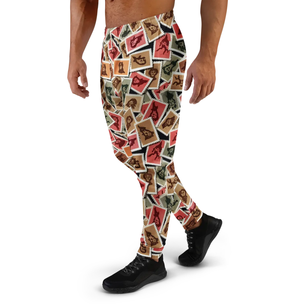 Postmarked Mischief on Men's Joggers — Left