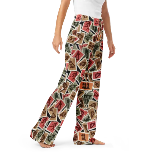 Postmarked Mischief on a Women's Pajama Pants
