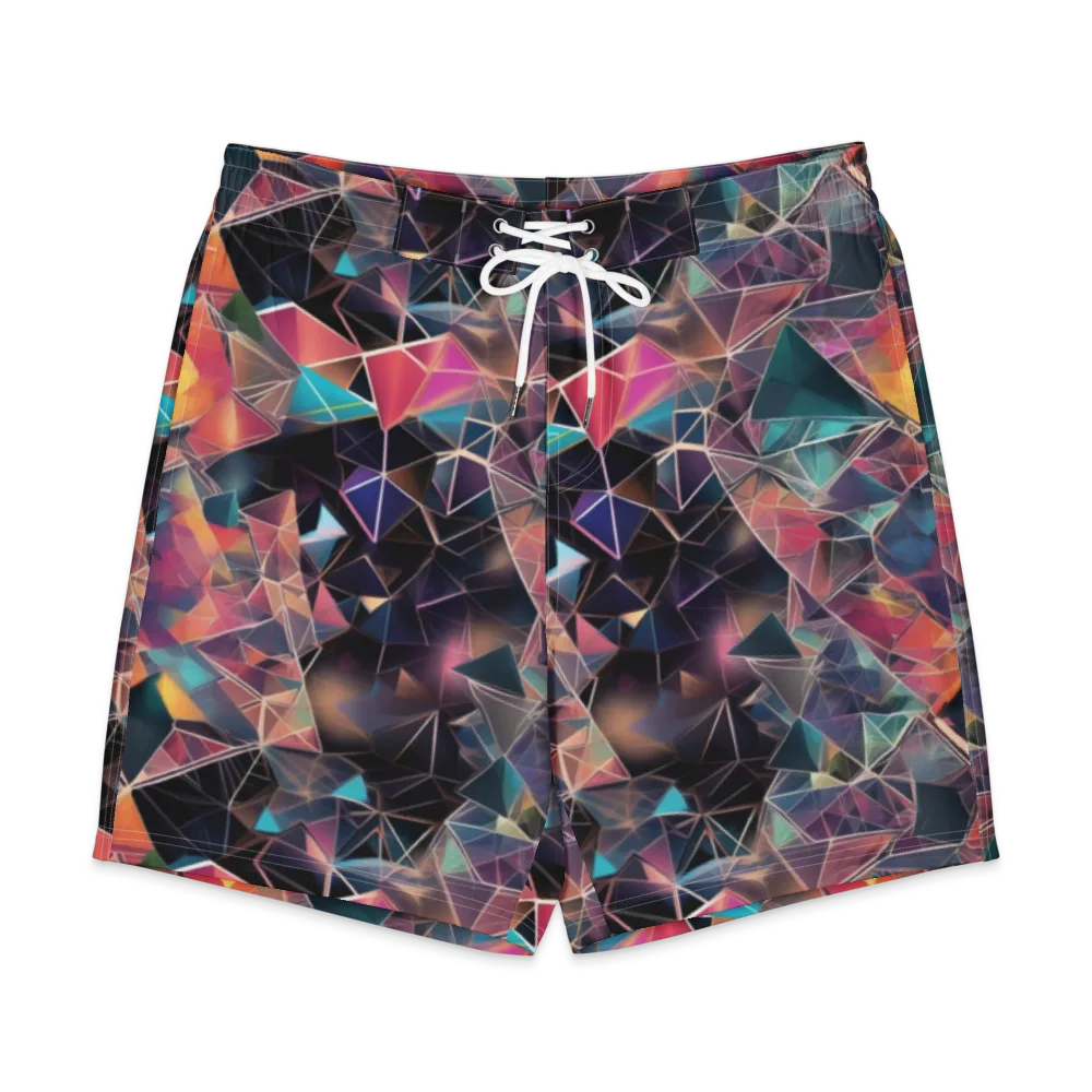 Shard Garden on Men's Board Shorts — Front