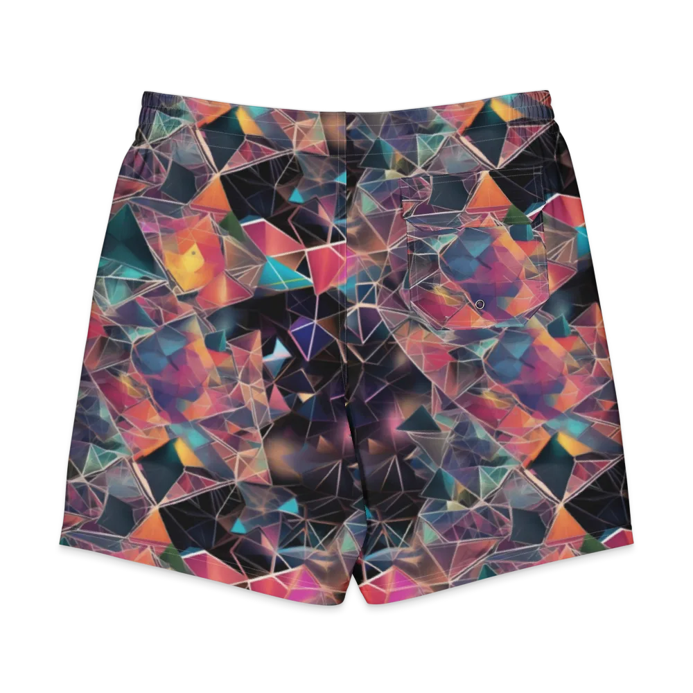 Shard Garden on Men's Board Shorts — Back