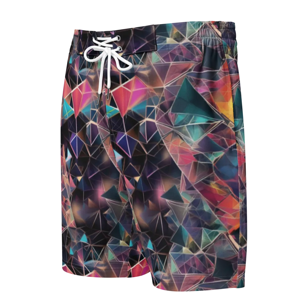 Shard Garden on Men's Board Shorts — Front