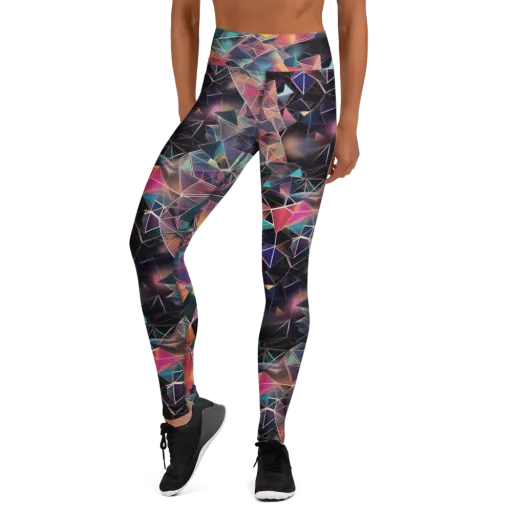 Shard Garden on a Yoga Leggings