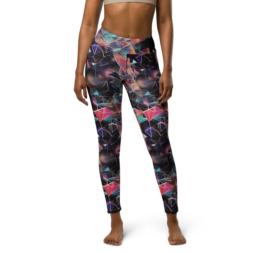 Shard Garden on Yoga Leggings — Front