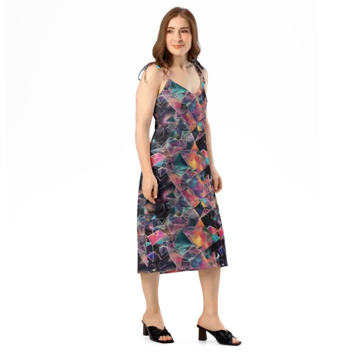 Shard Garden on a Slip Dress