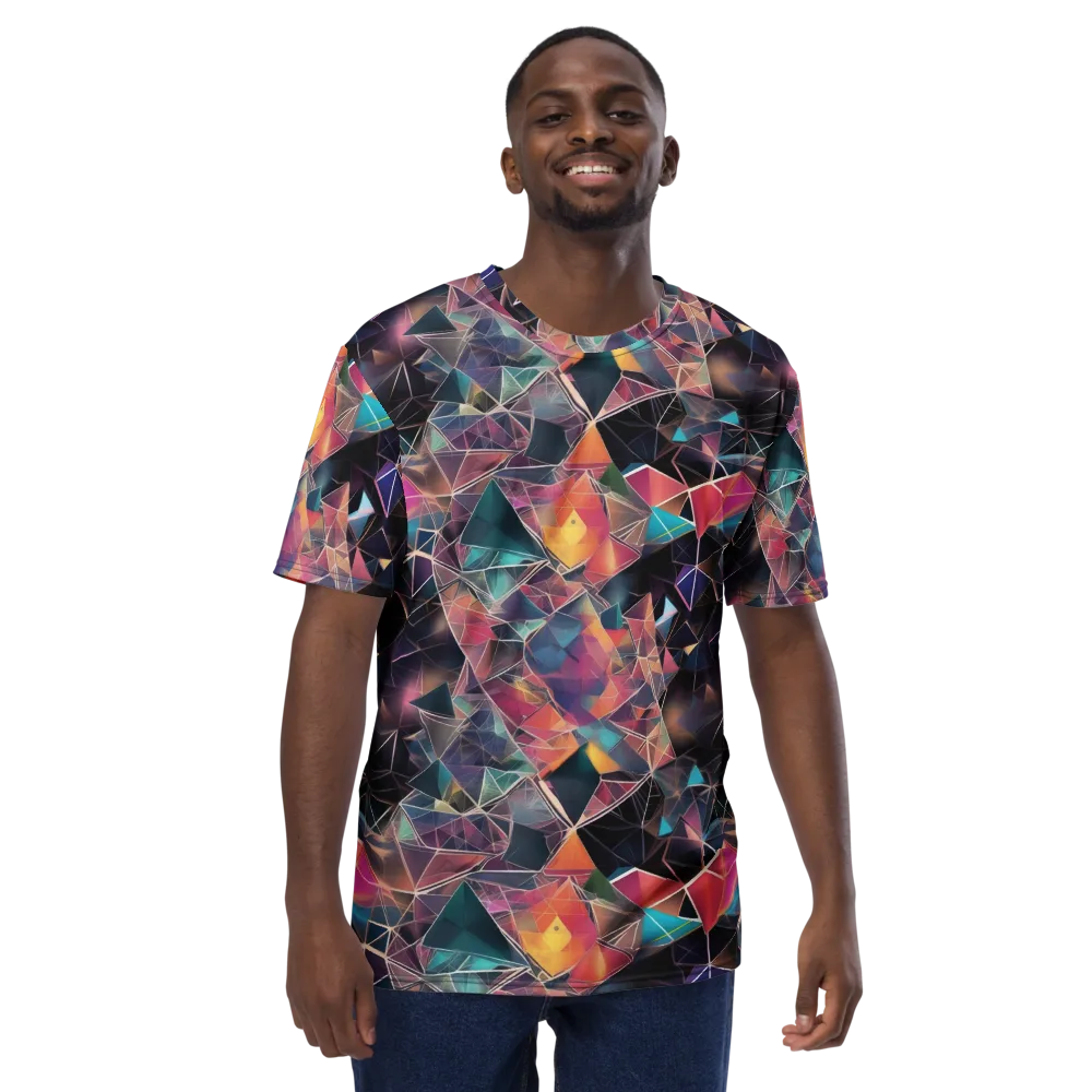 Shard Garden on Men's Crew Neck T-Shirt — Front