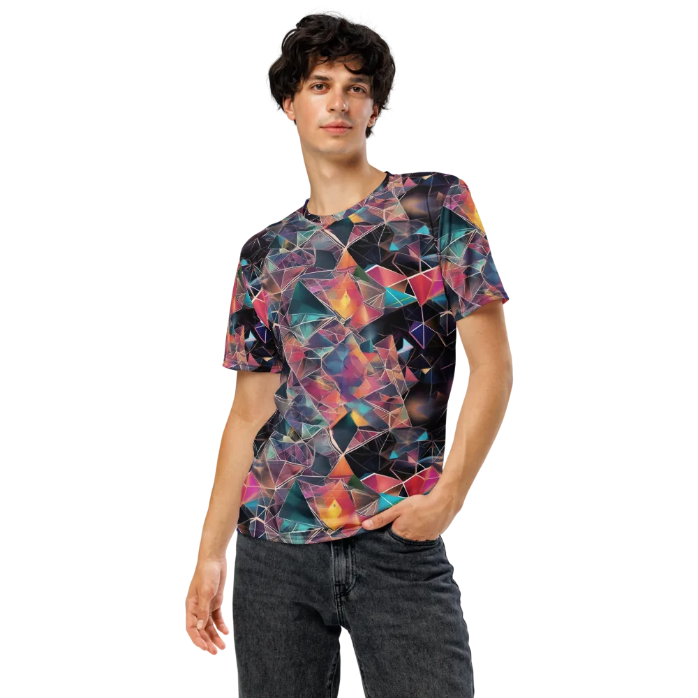 Shard Garden on Men's Crew Neck T-Shirt — Front
